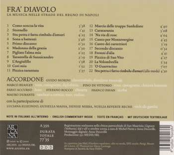 CD Pino de Vittorio: Fra'Diavolo, La Musica Nelle Strade Del Regno Di Napoli 185477