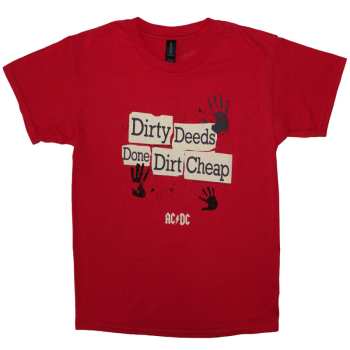 Merch AC/DC: Dětské Tričko Dirty Deeds Done Dirt Cheap