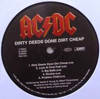 LP AC/DC: Dirty Deeds Done Dirt Cheap 591570