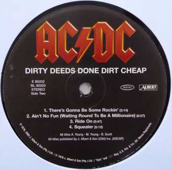 LP AC/DC: Dirty Deeds Done Dirt Cheap 591570