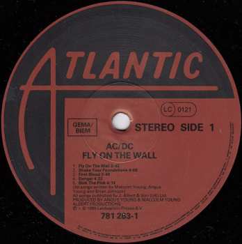 LP AC/DC: Fly On The Wall 655240