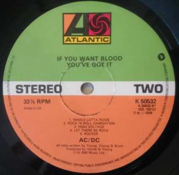 LP AC/DC: If You Want Blood You've Got It 669195