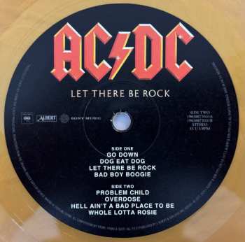 LP AC/DC: Let There Be Rock CLR | LTD 592535