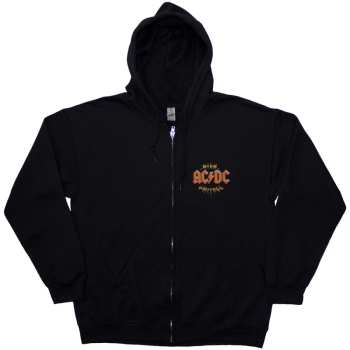 Merch AC/DC: Mikina Se Zipem High Voltage Rnr