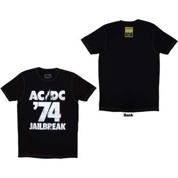 Merch AC/DC: Ac/dc Unisex T-shirt: 74 Jailbreak (back Print & Ex-tour) (medium) M