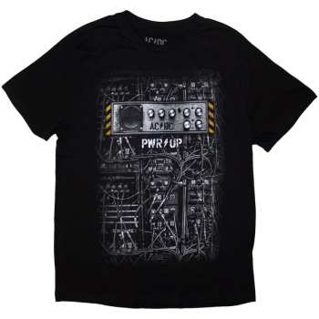 Merch AC/DC: Ac/dc Unisex T-shirt: Control Wires Pwr-up Eu Tour '24 (back Print & Ex-tour) (medium) M