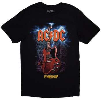 Merch AC/DC: Tričko Guitar Pwr-up Eu Tour '24