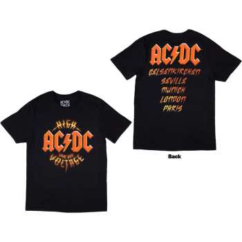 Merch AC/DC: Ac/dc Unisex T-shirt: High Voltage Dive Bar (back Print & Ex-tour) (x-large) XL