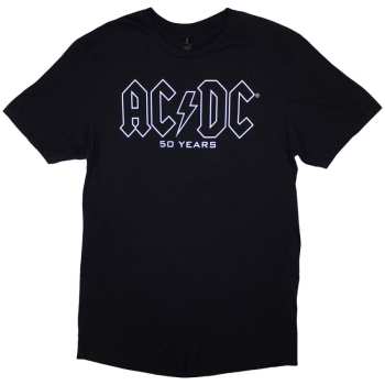 Merch AC/DC: Ac/dc Unisex T-shirt: History Logo (back Print) (small) S