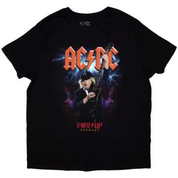 Merch AC/DC: Ac/dc Unisex T-shirt: Pwr-up Germany Eu Tour '24 (back Print & Ex-tour) (xxx-large) XXXL