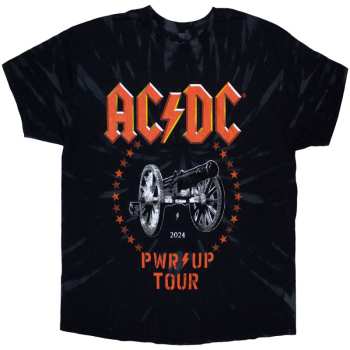 Merch AC/DC: Ac/dc Unisex T-shirt: Pwr-up Tour '24 Cannon (ex-tour) (x-large) XL