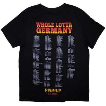 Merch AC/DC: Ac/dc Unisex T-shirt: Whole Lotta Germany Pwr-up Eu Tour '24 (back Print & Ex-tour) (small) S