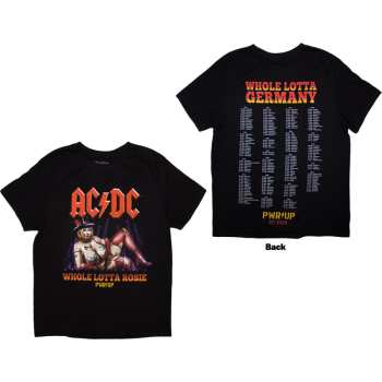 Merch AC/DC: Ac/dc Unisex T-shirt: Whole Lotta Germany Pwr-up Eu Tour '24 (back Print & Ex-tour) (small) S