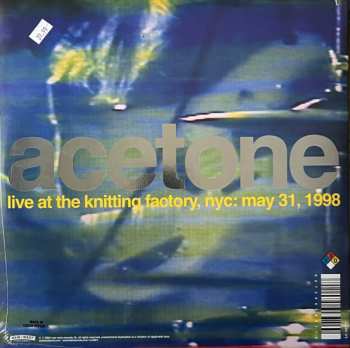 2LP Acetone: I've Enjoyed As Much Of This As I Can Stand: Live At The Knitting Factory, NYC: May 31, 1998 CLR | LTD 637593