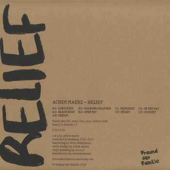 2LP Achim Maerz: Relief 609110