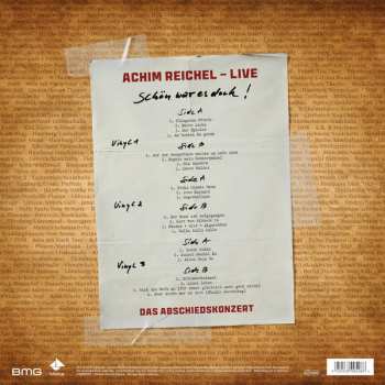 3LP Achim Reichel: Schön War Es Doch ! Das Abschiedskonzert 561902