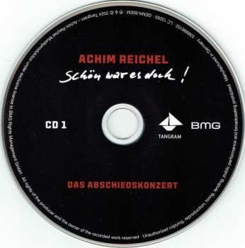 2CD Achim Reichel: Schön War Es Doch ! Das Abschiedskonzert 561929