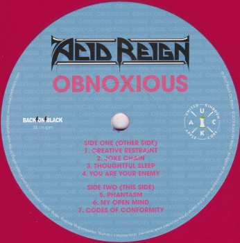 LP Acid Reign: Obnoxious LTD | CLR 133105