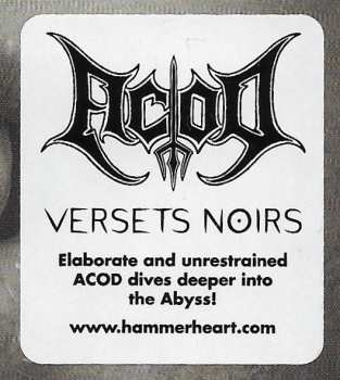 CD Acod: Versets Noirs DIGI 552959