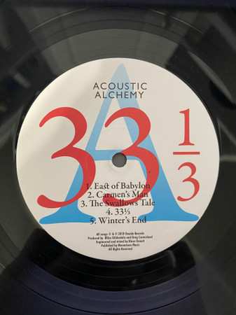 LP Acoustic Alchemy: 33 1/3 600629