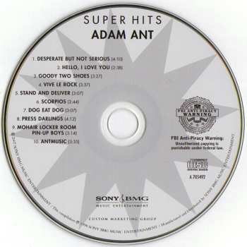 CD Adam Ant: Super Hits 568683