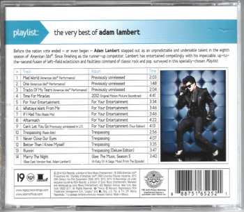 CD Adam Lambert: Playlist: The Very Best Of Adam Lambert 633750