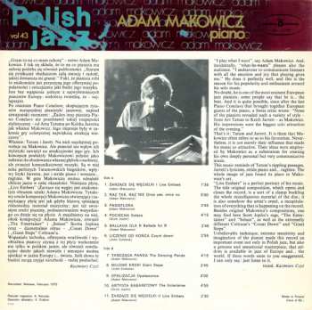 LP Adam Makowicz: Live Embers 616471