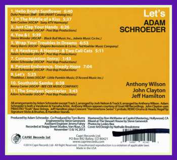 CD Adam Schroeder: Let's DIGI 637515