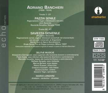 CD Delitiæ Musicae: Pazzia Senile / Saviezza Giovenile 364957