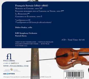 CD Didier Poskin: Cello Concertos Nr.1 & 2; Fantaisie Burlesque - La Romanesca 408062