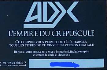 LP ADX: L'Empire Du Crépuscule 604868