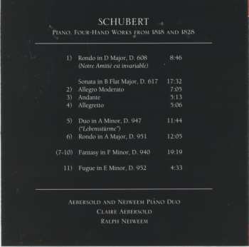 CD Aebersold And Neiweem Piano Duo: Schubert: Four-Hand Piano Works, Vol. 1 566142