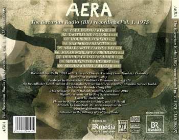 CD Aera: The Bavarian Broadcast (BR) Recordings Vol. 1, 1975 617582