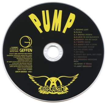 CD Aerosmith: Pump = パンプ 628734