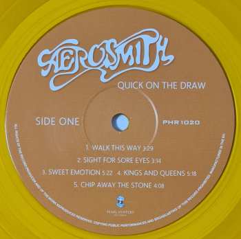 LP Aerosmith: Quick On The Draw (Live Radio Broadcast) CLR 400344