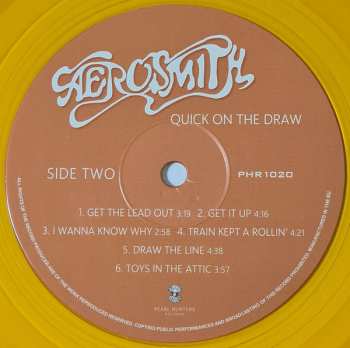 LP Aerosmith: Quick On The Draw (Live Radio Broadcast) CLR 400344