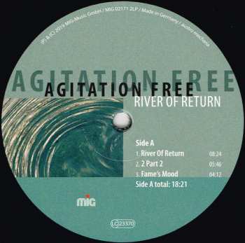 2LP Agitation Free: River of Return 58081