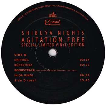 2LP Agitation Free: Shibuya Nights (Live In Tokyo) CLR | LTD | NUM 603962