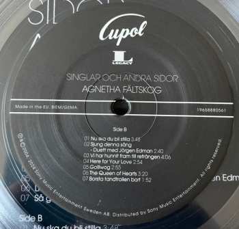 LP Agnetha Fältskog: Singlar Och Andra Sidor CLR 558528