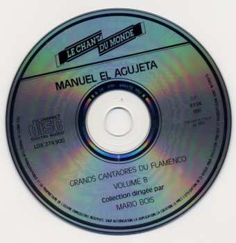 CD Agujetas: Grands Cantaores Du Flamenco - Volume 8 554964