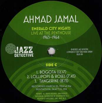 2LP Ahmad Jamal: Emerald City Nights - Live At The Penthouse 1963-1964 DLX | LTD | NUM 587257