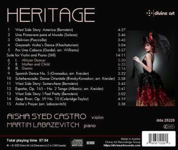 CD Aisha Syed Castro: Heritage 593104