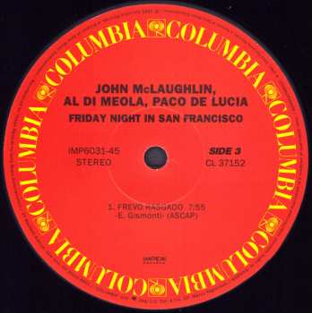 2LP Paco De Lucía: Friday Night In San Francisco LTD | NUM 355583