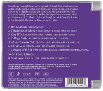 SACD Al Di Meola: Saturday Night In San Francisco 596925