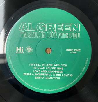 LP Al Green: I'm Still In Love With You 393145