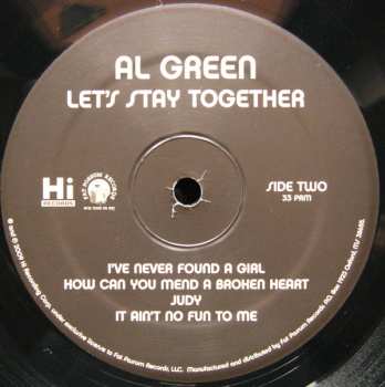 LP Al Green: Let's Stay Together 415176