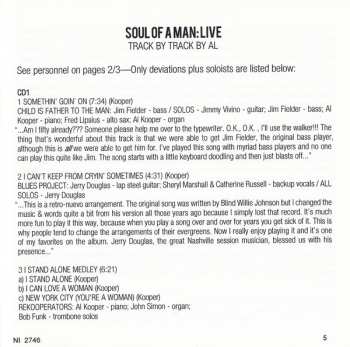 3CD Al Kooper: Soul Of A Man: Live • Rekooperation 490543