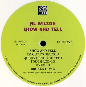 LP Al Wilson: Show And Tell CLR | LTD 614804