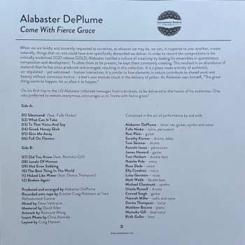 LP Alabaster DePlume: Come With Fierce Grace LTD 494178