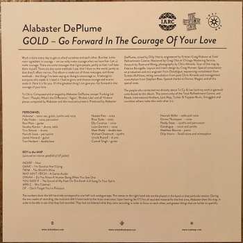 2LP Alabaster DePlume: Gold - Go Forward In The Courage Of Your Love CLR | LTD 596408